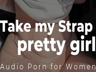 Lesbian ASMR AUDIO PORN  Take my strap like a good girl  Strangers to Lovers ASMR WLW