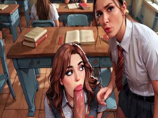 POV One Week at the Magic University AI CARTOON