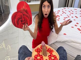 Sneaky Brother Gives Step Sister His Dick for Valentine's Day